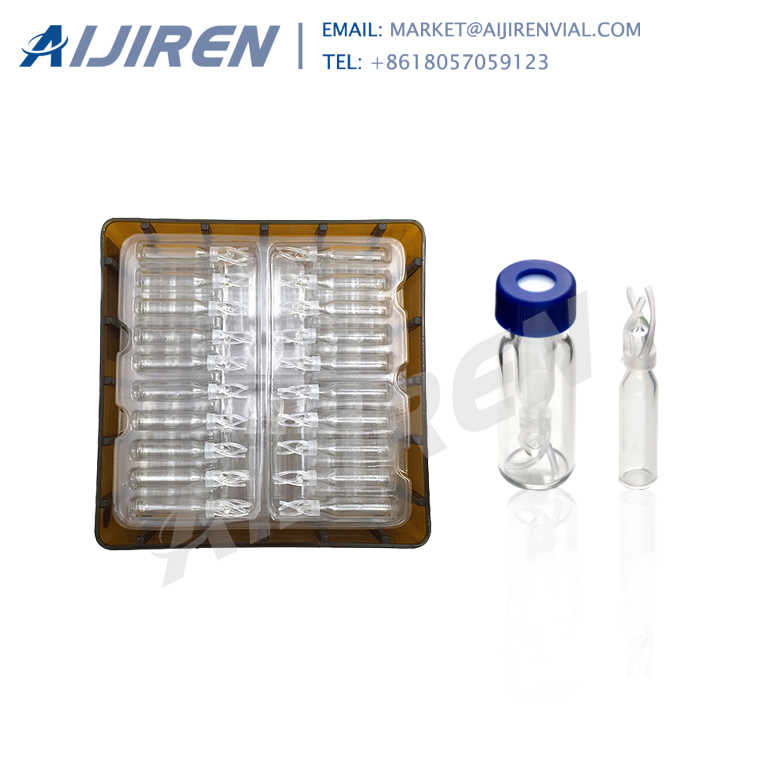 Flat bottom IP250 chromatography autosampler vial inserts manufacturer Shimadzu